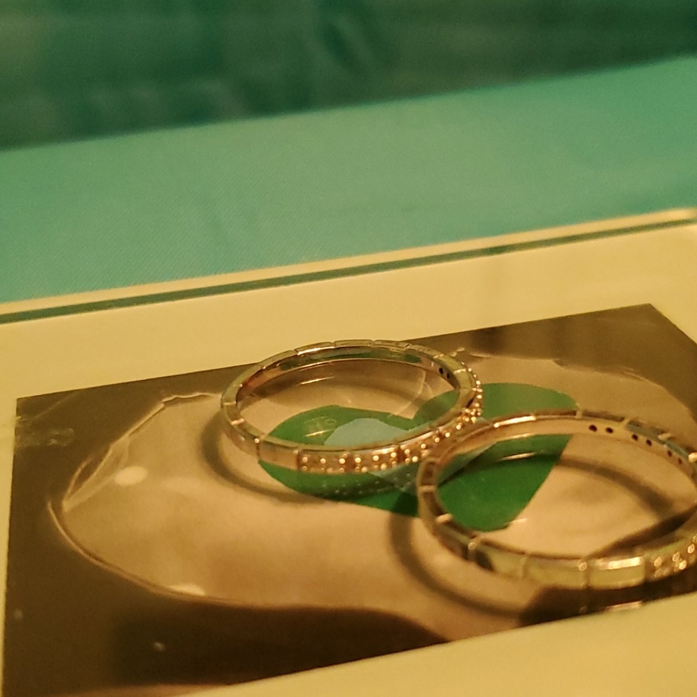 Womens size 10 -  2 stackable Rings - Picture 3 of 4